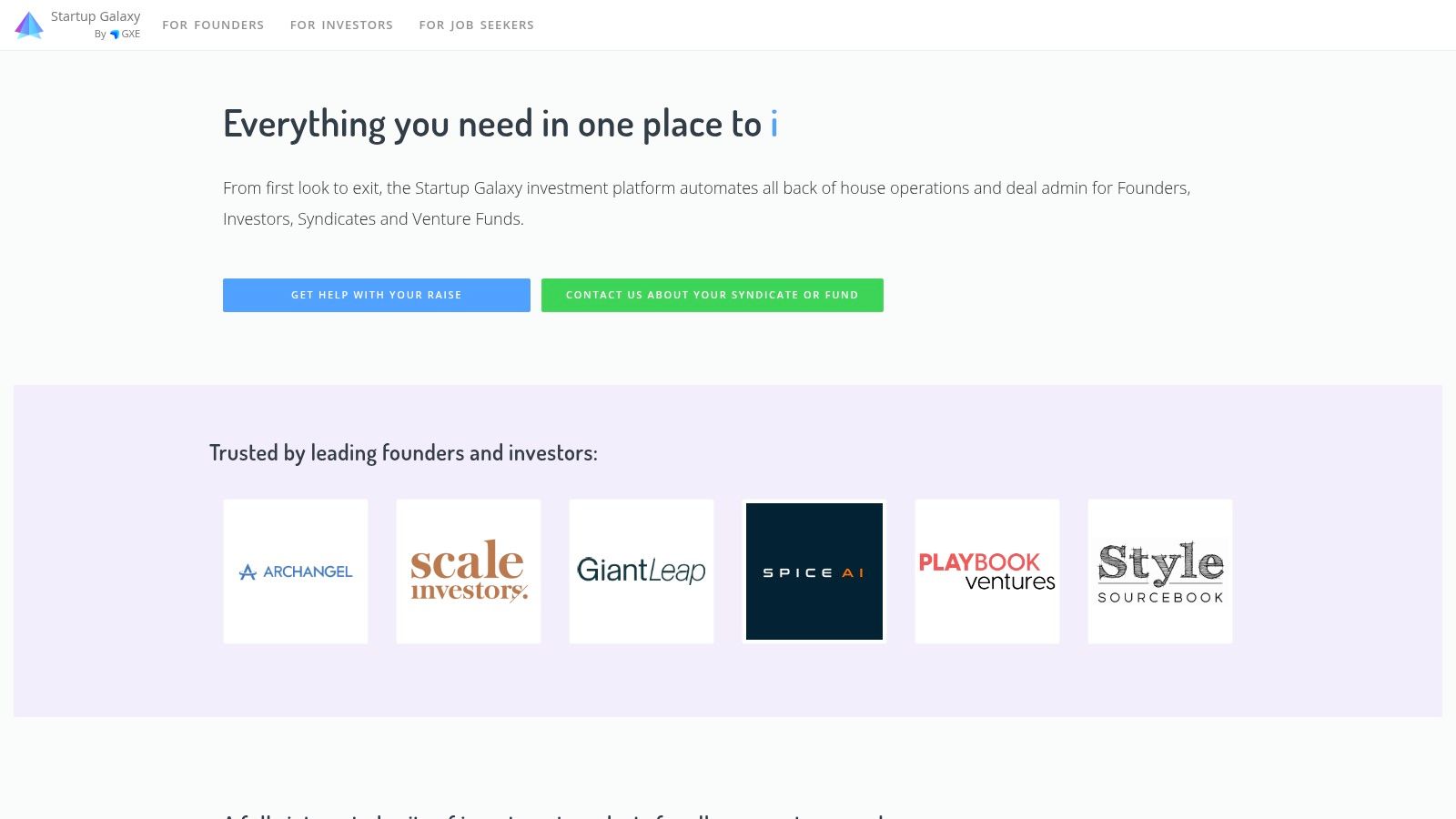 Startup Galaxy – Australian Startup Directory, Jobs and Investing Tools
