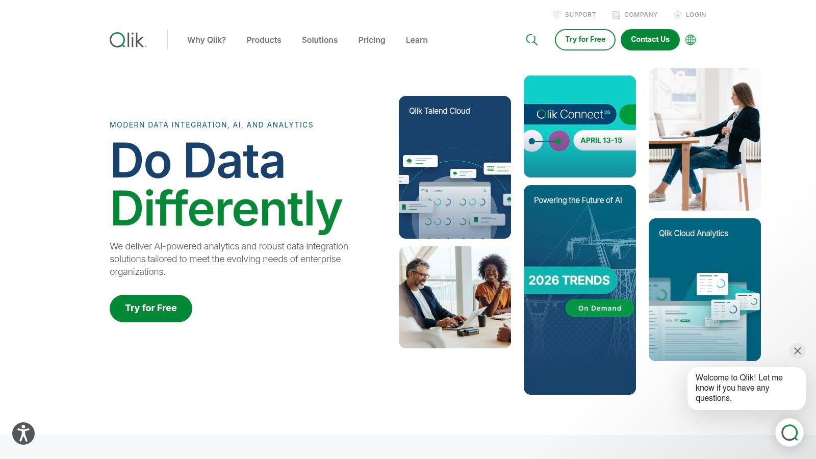 Qlik Cloud Analytics (Qlik Sense)