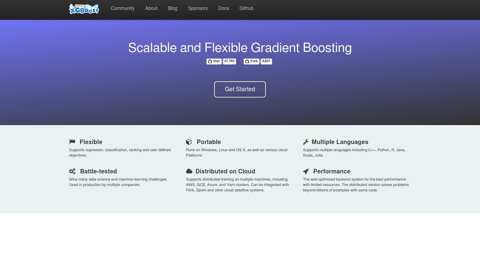 XGBoost (official site)