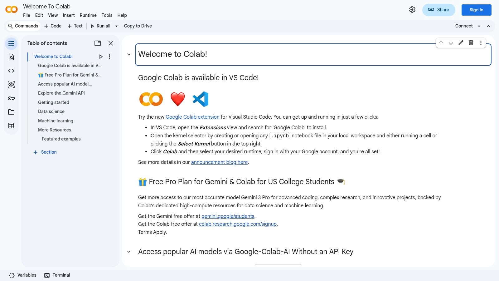 Google Colab