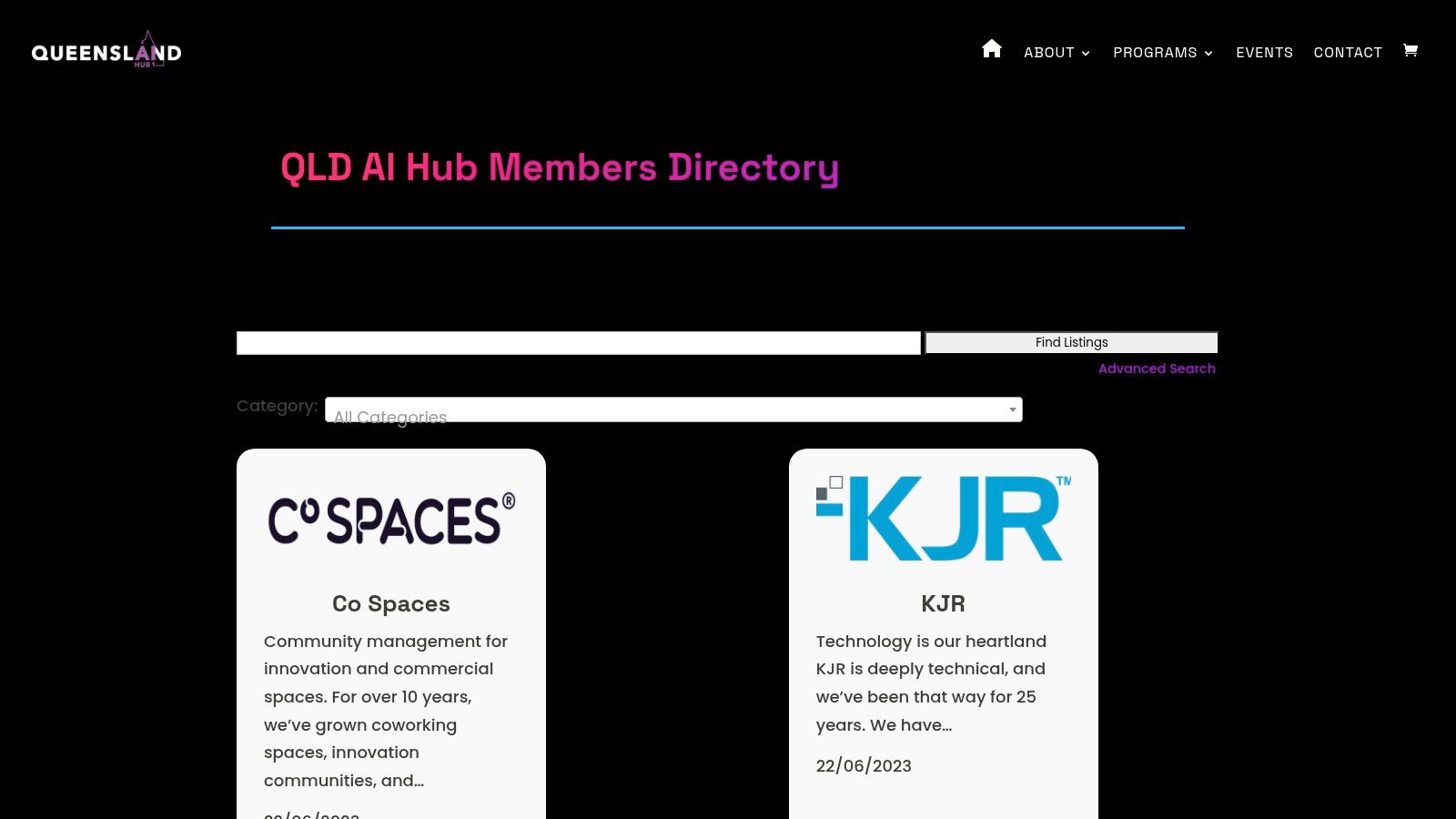 Queensland AI Hub – Members Directory and Programs
