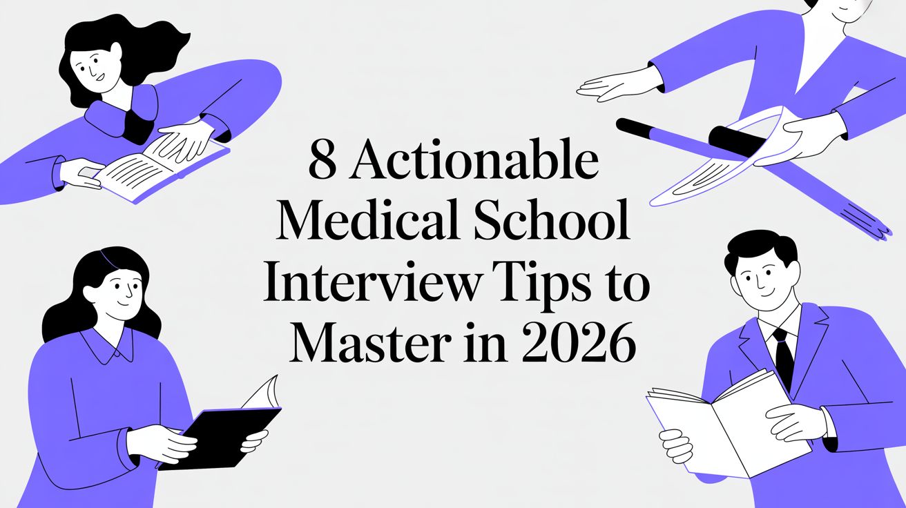 8 Actionable Medical School Interview Tips to Master in 2026