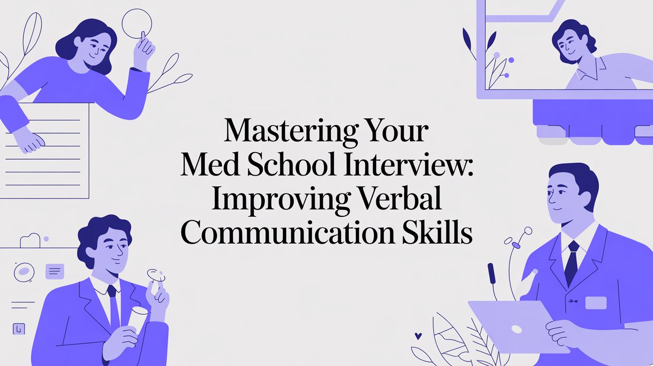 Mastering Your Med School Interview Improving Verbal Communication Skills