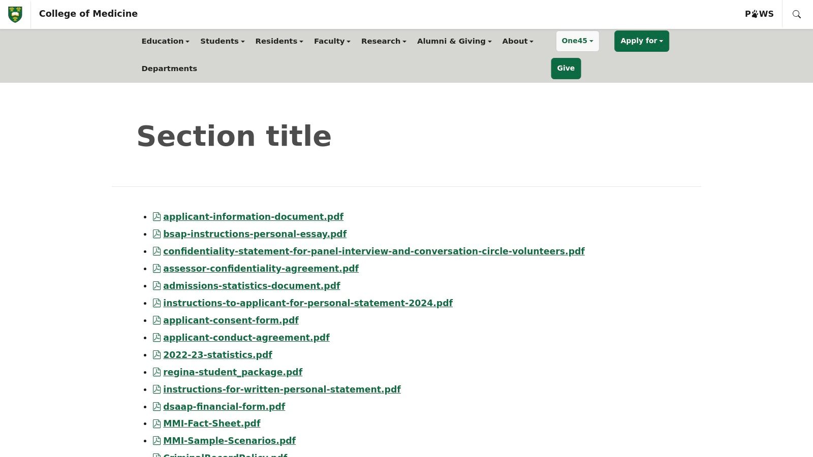 University of Saskatchewan – Official MMI Sample Scenarios (Free)