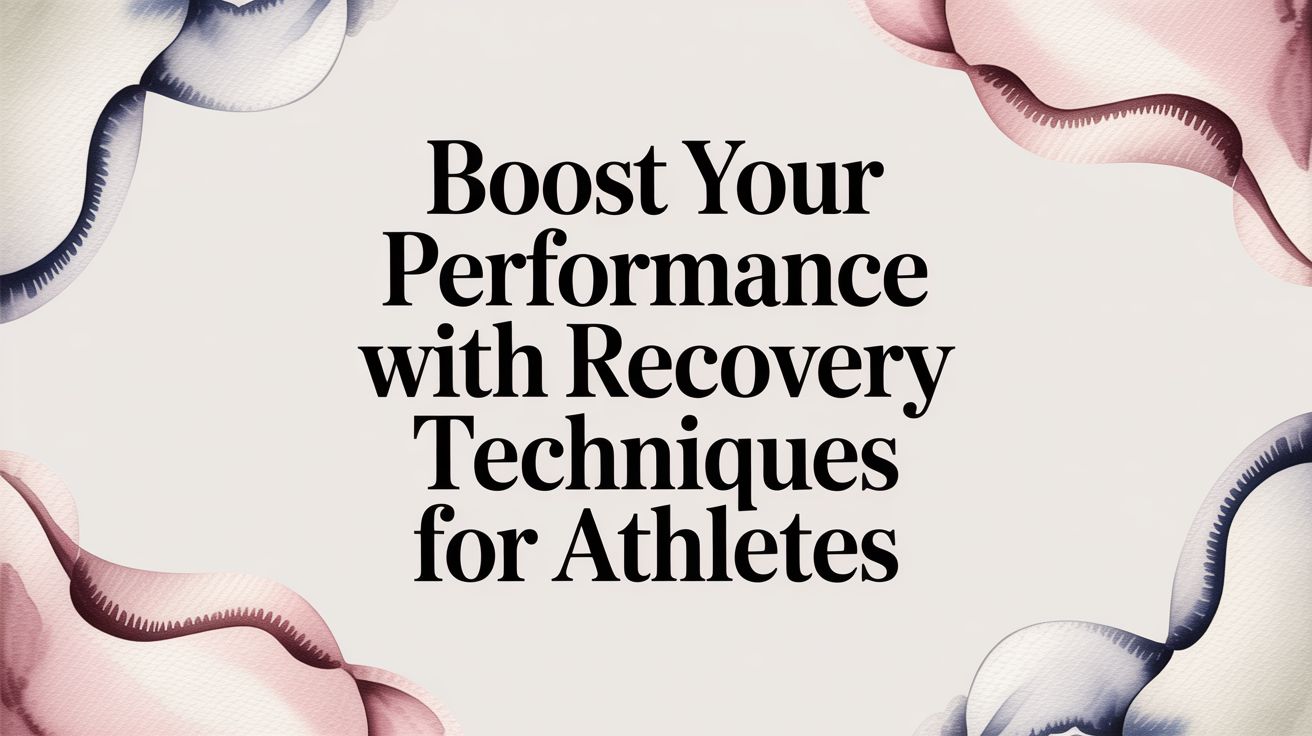Boost Your Performance with Recovery Techniques for Athletes