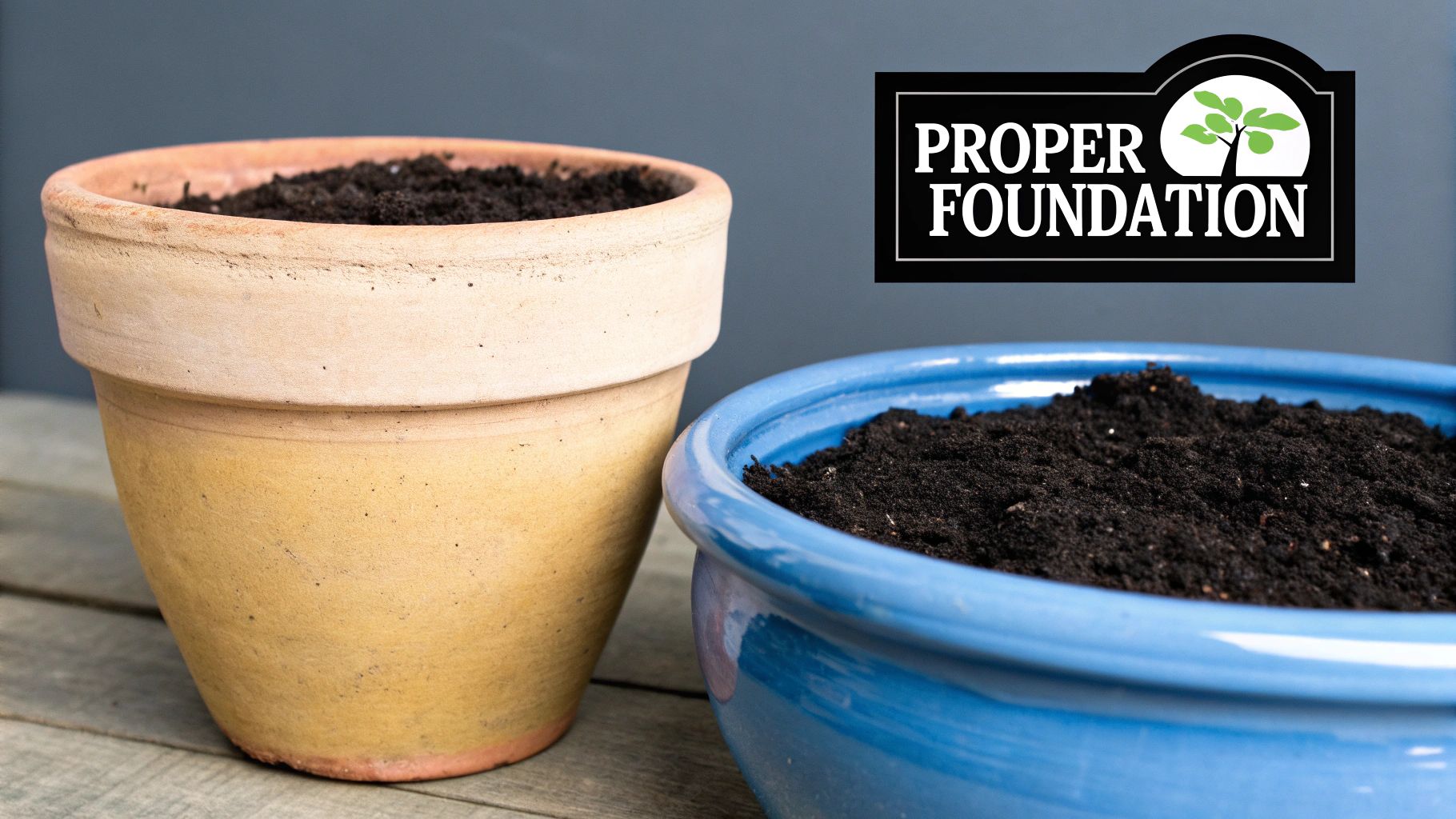 A variety of succulents potted in terracotta pots with gritty soil.