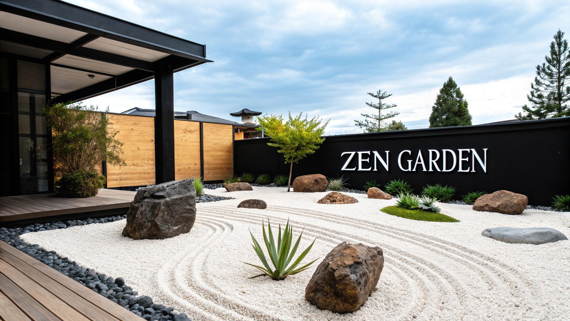 Modern Geometric Container Garden