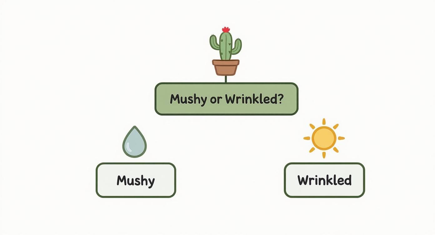 Infographic about cactus is dying