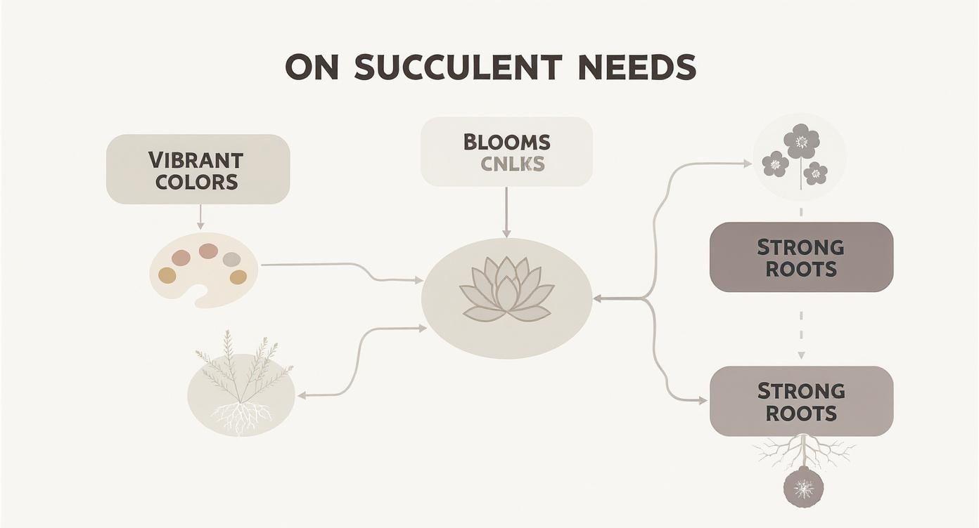 Infographic about best fertilizer for succulents
