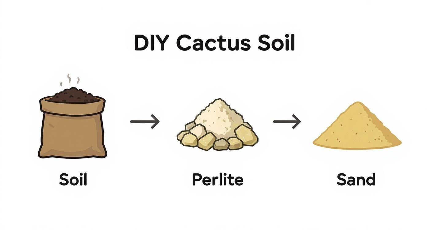 Infographic about growing cactus plants