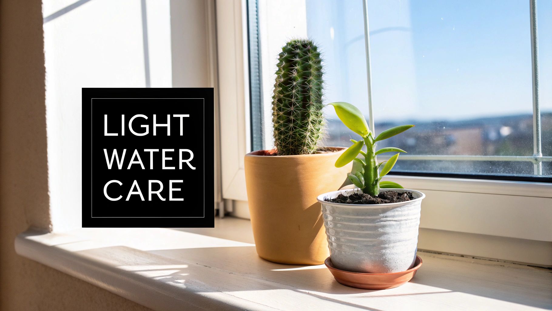 A person's hands carefully repotting a small succulent into a new pot.