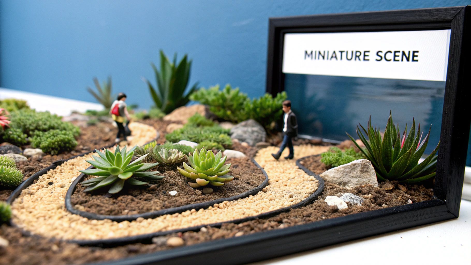 Miniature Landscape Narrative Terrarium