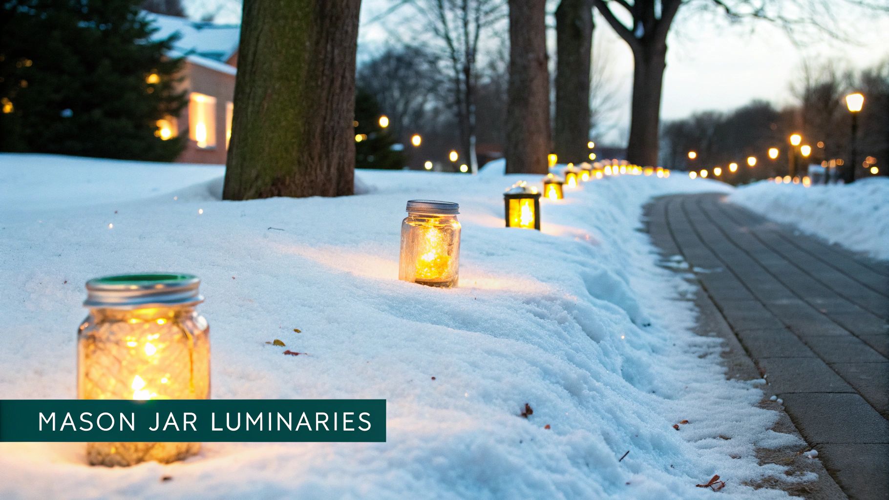 Mason Jar Luminaries