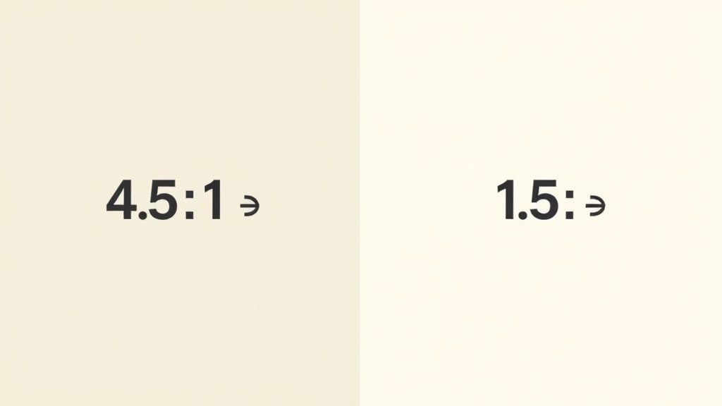 Color Contrast Requirements