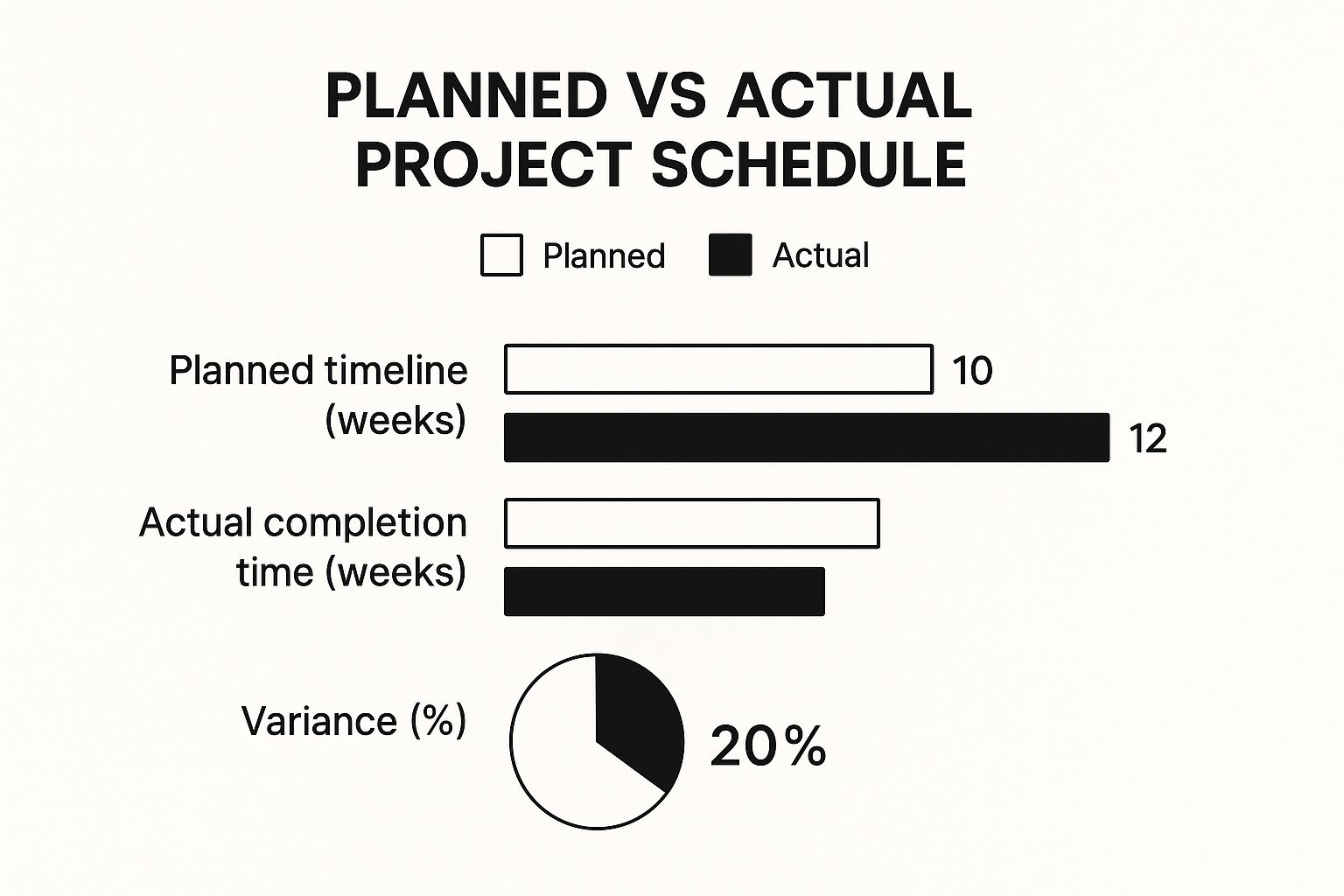 Infographic about web development project management