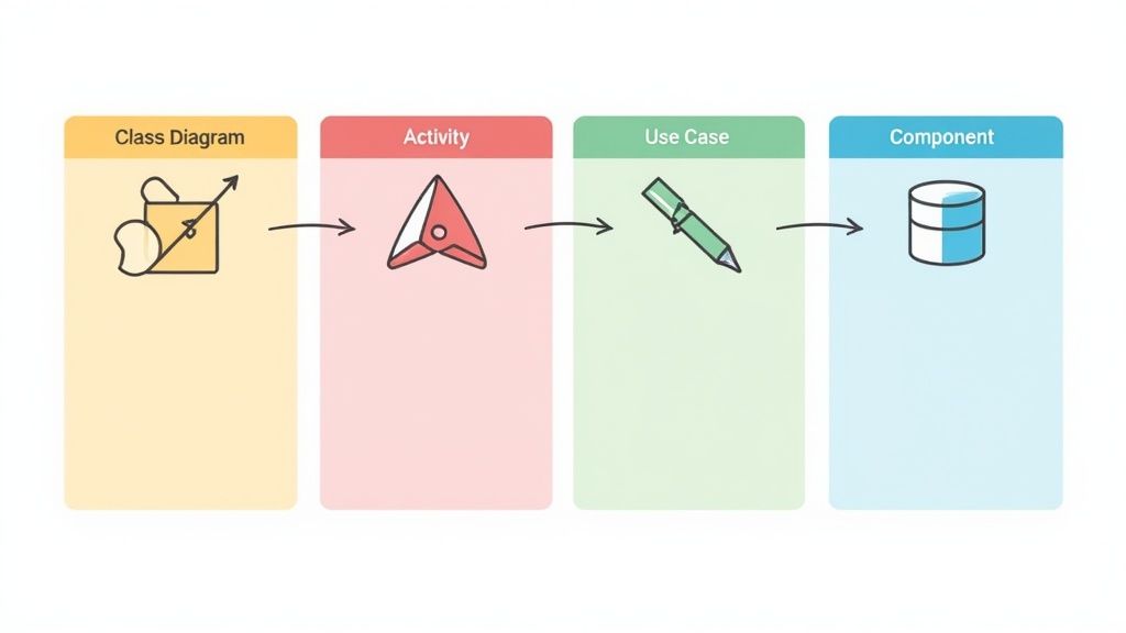 The Ultimate UML Diagrams Cheat Sheet