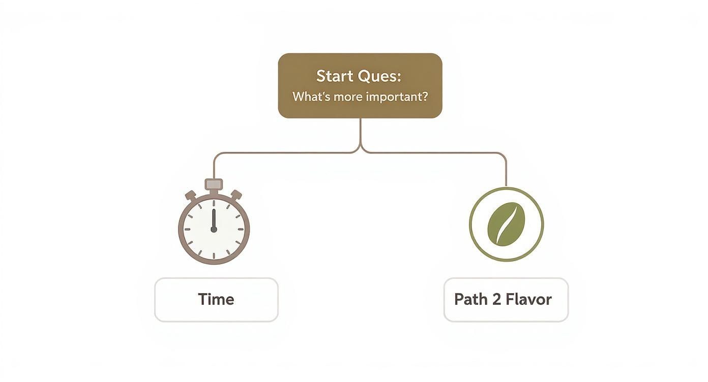 Infographic about instant coffee vs regular coffee