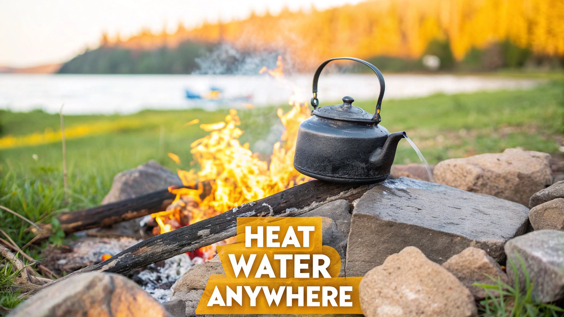 Person making pour-over coffee outdoors