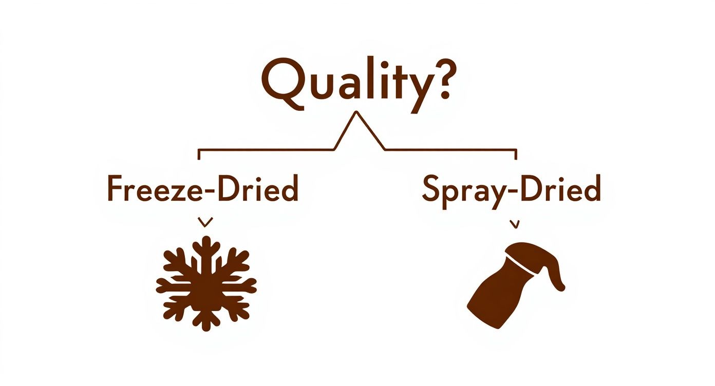 Infographic about instant coffee for backpacking