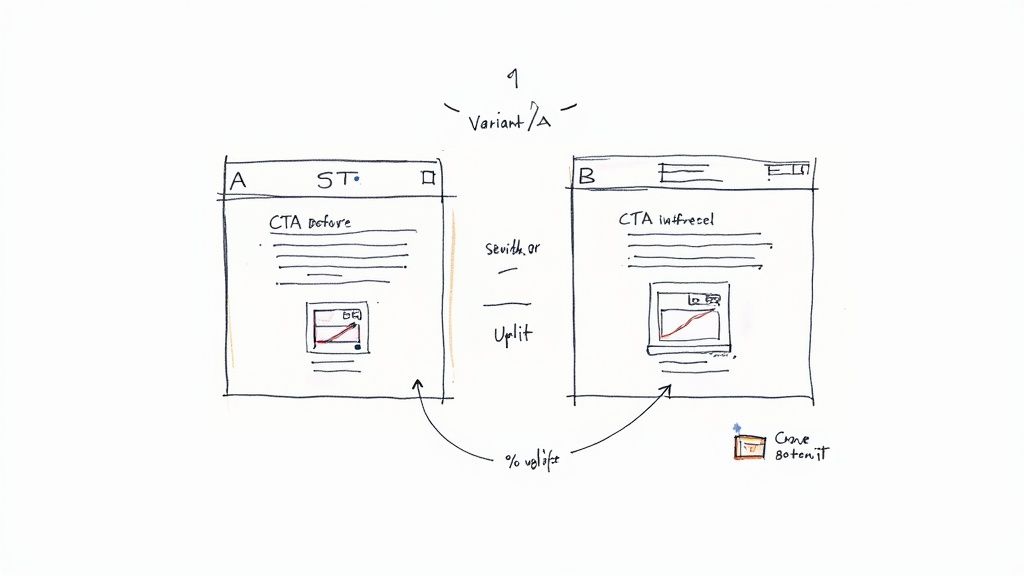 A/B Test Result Graph