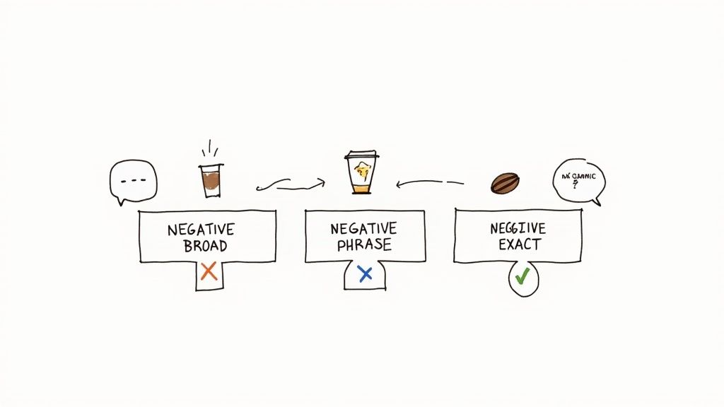 A close-up shot of roasted coffee beans in a burlap sack.