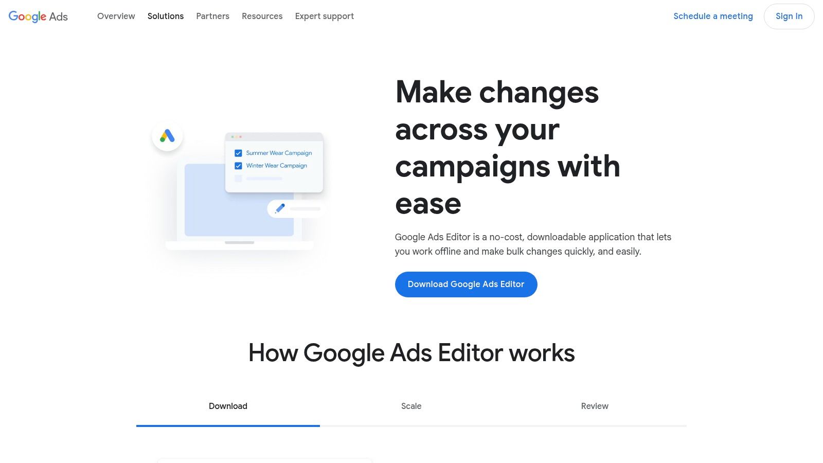 Google Ads Editor