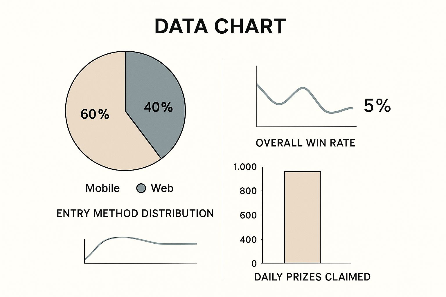 Infographic about instant wins competition