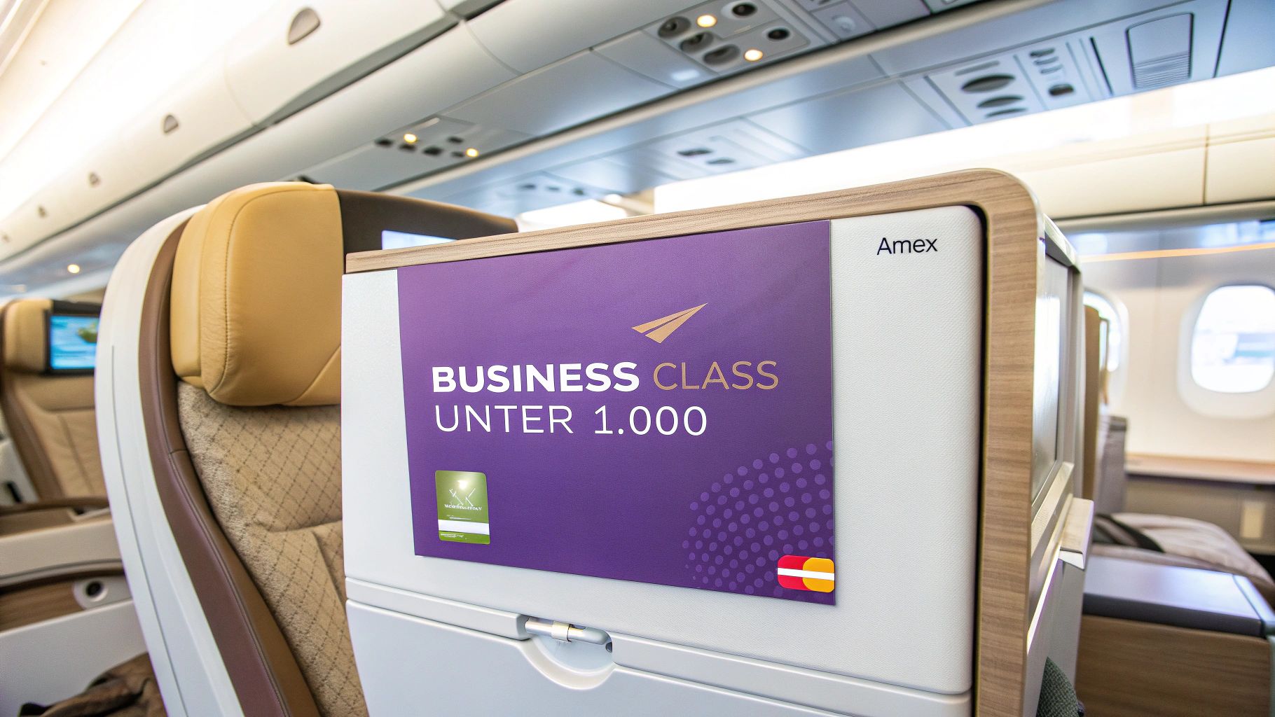 Business Class unter 1.000 Euro fliegen mit Meilen und Amex-Punkten