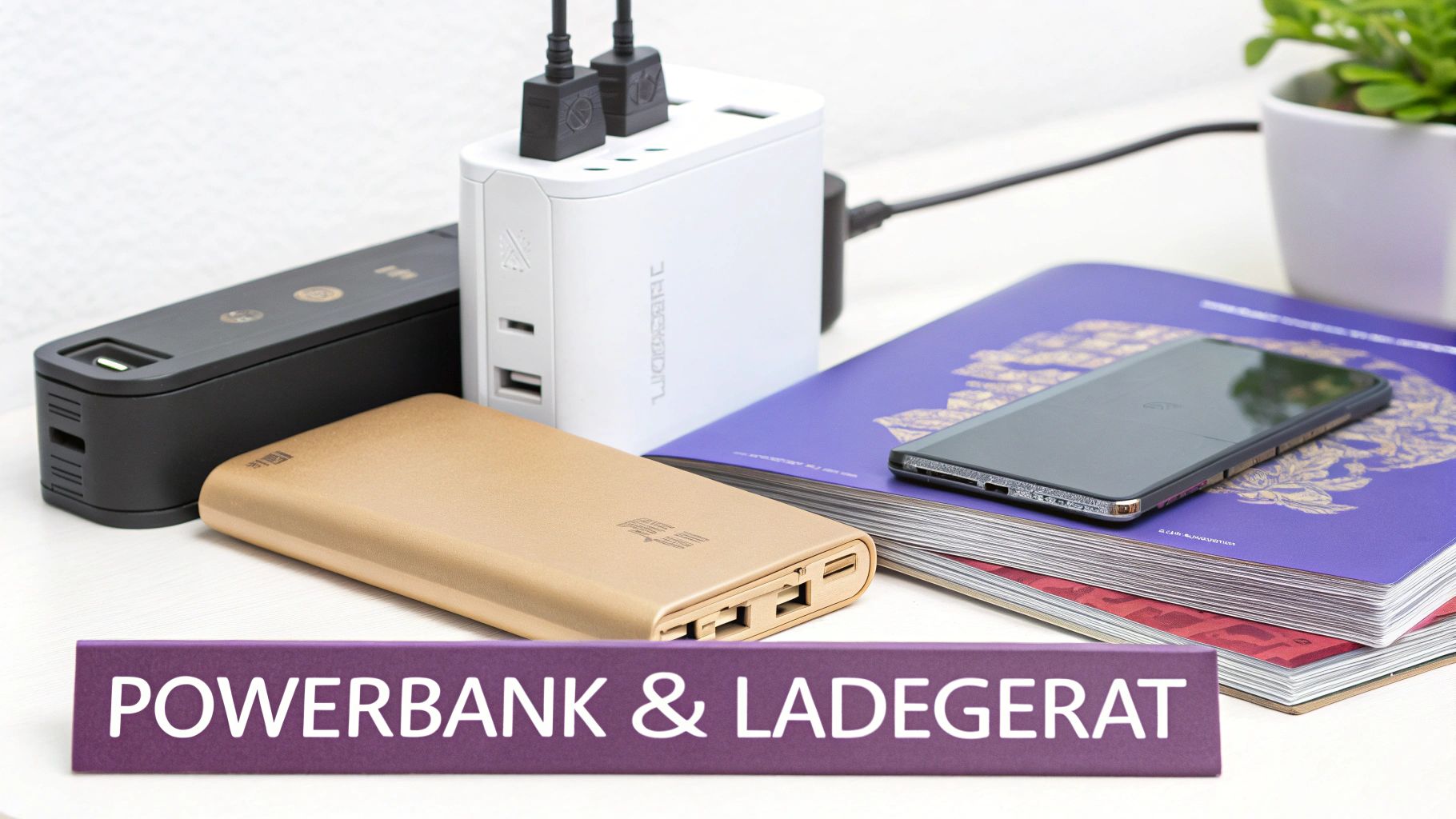 Multifunktionales Ladegerät und Powerbank