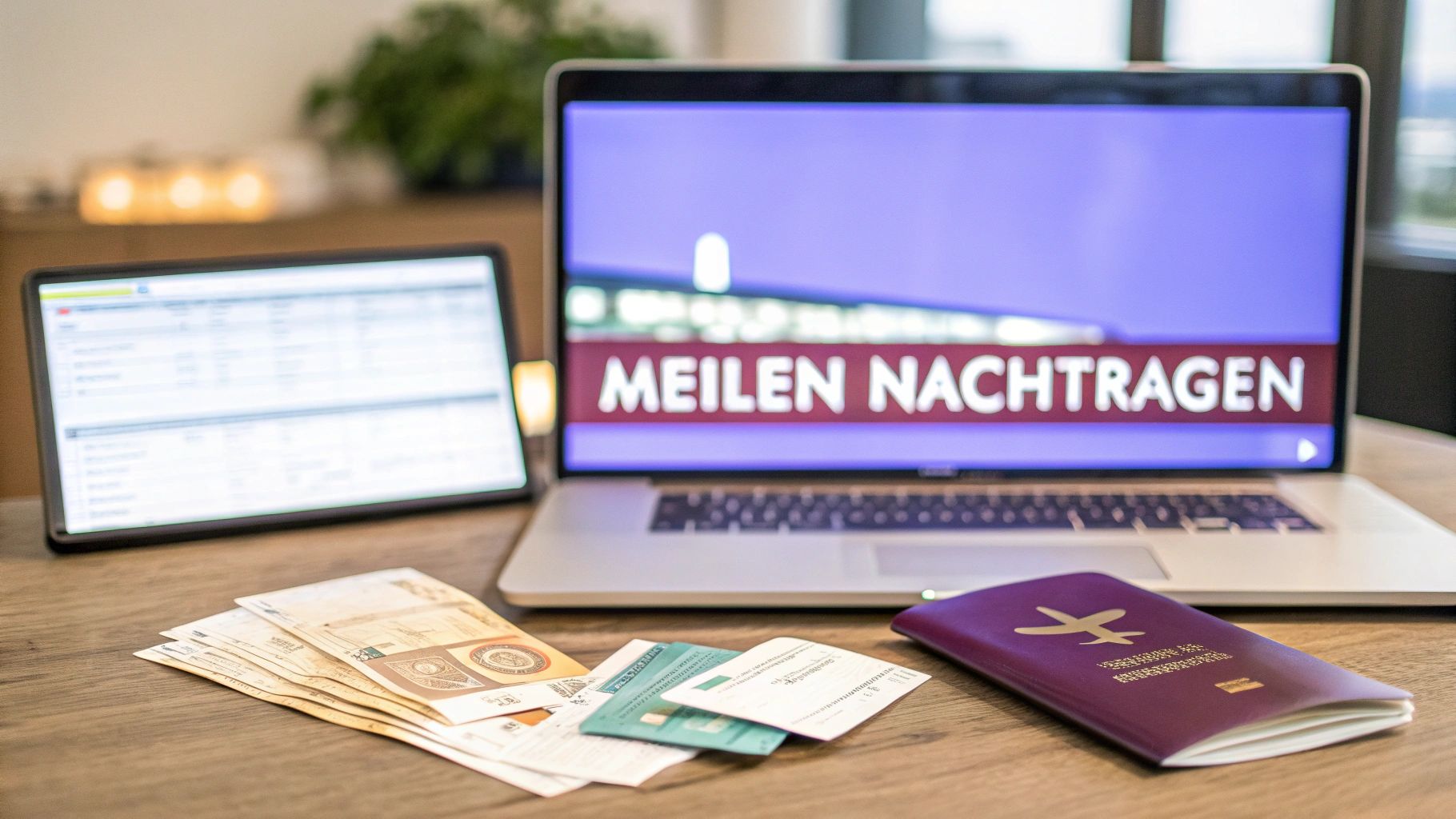 Meilen nachtragen Miles and More: Einfache Anleitung