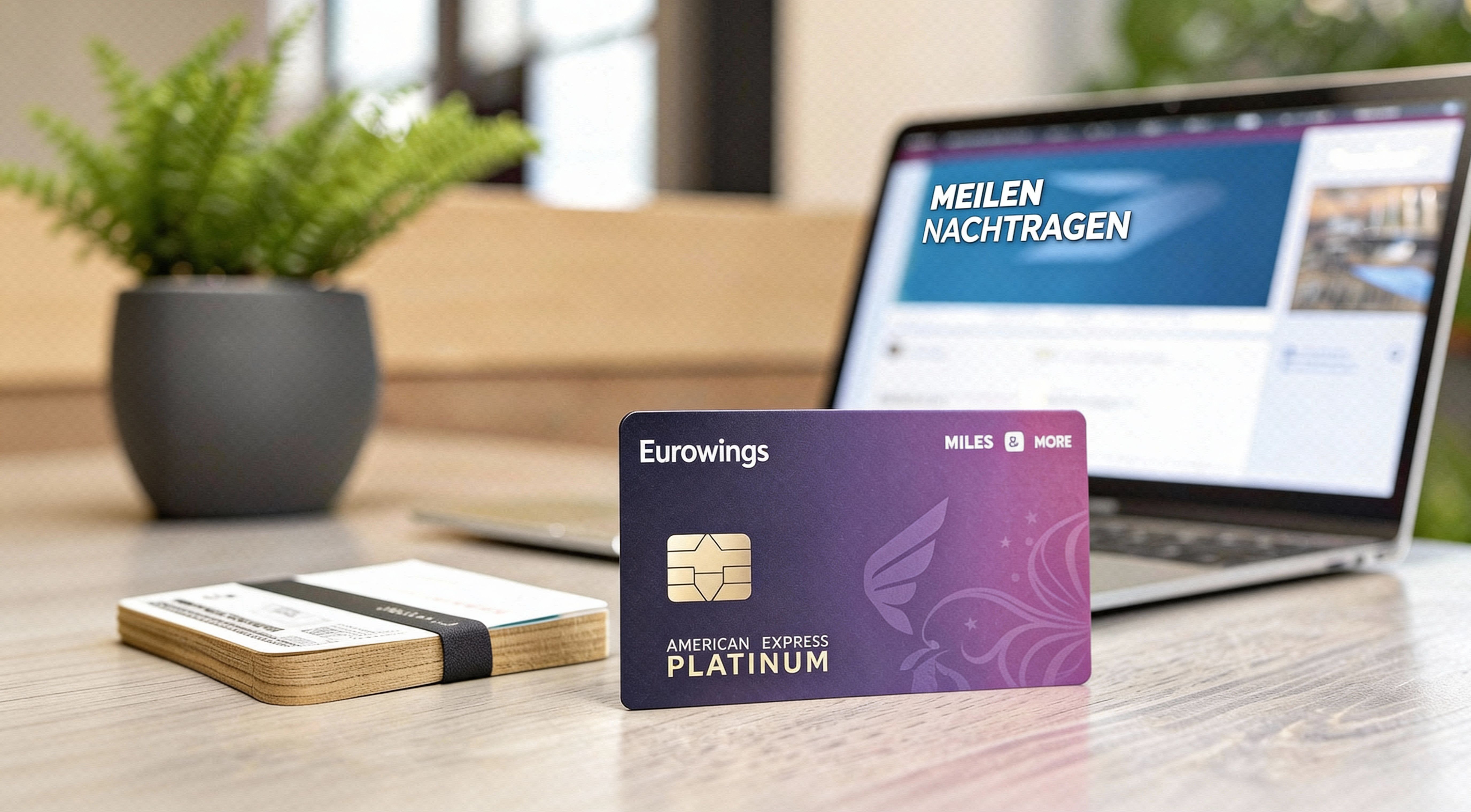 Eurowings Meilen nachtragen: Der komplette Guide für Miles & More und Amex