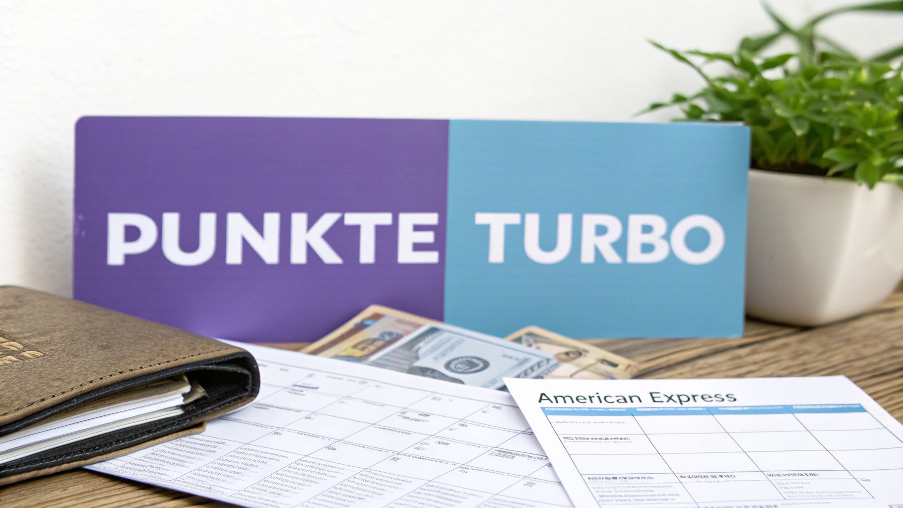 Ein Mann blickt auf sein Smartphone, während im Hintergrund ein Flugzeug am Himmel zu sehen ist, was auf Reiseplanung und die Nutzung von Bonuspunkten hindeutet.