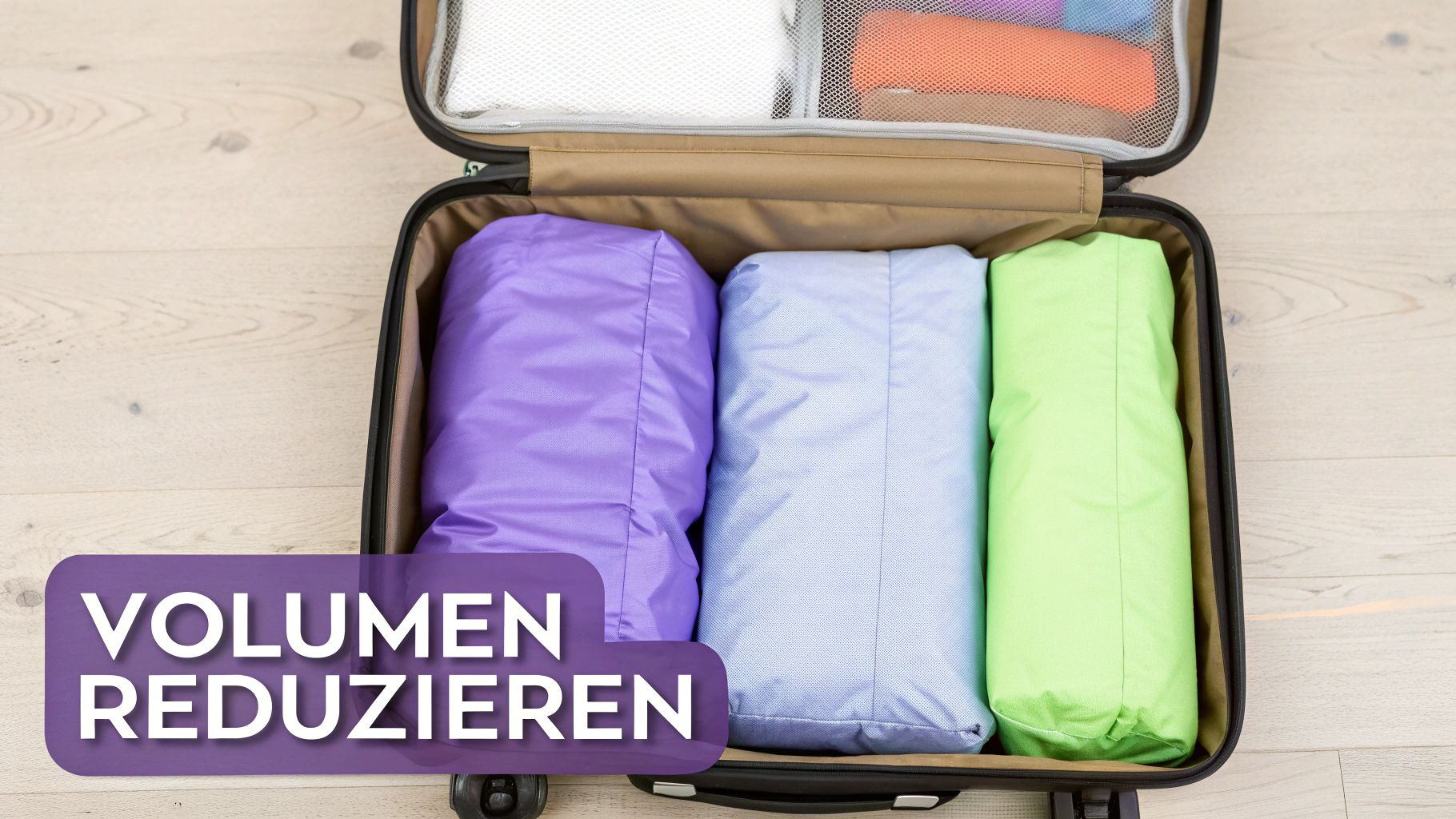 Compression Packing Cubes und Vakuumbeutel