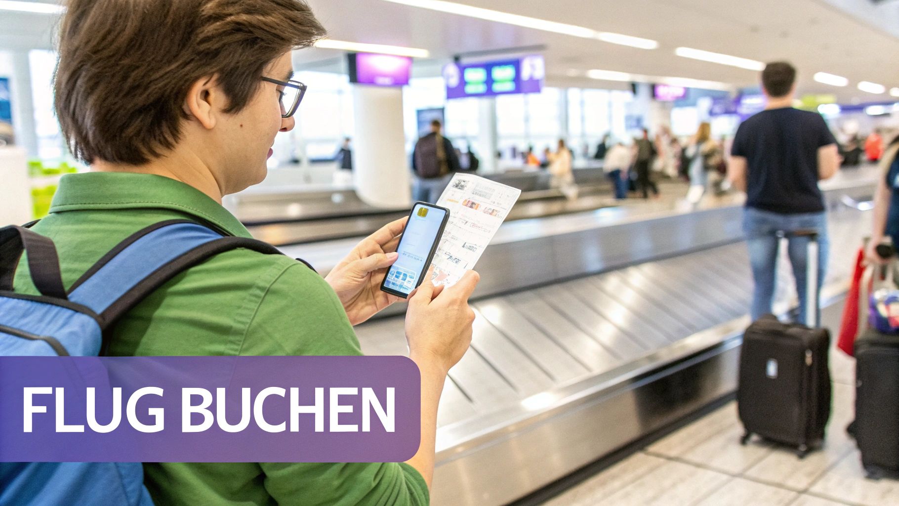Flugreservierung und Transportlogistik