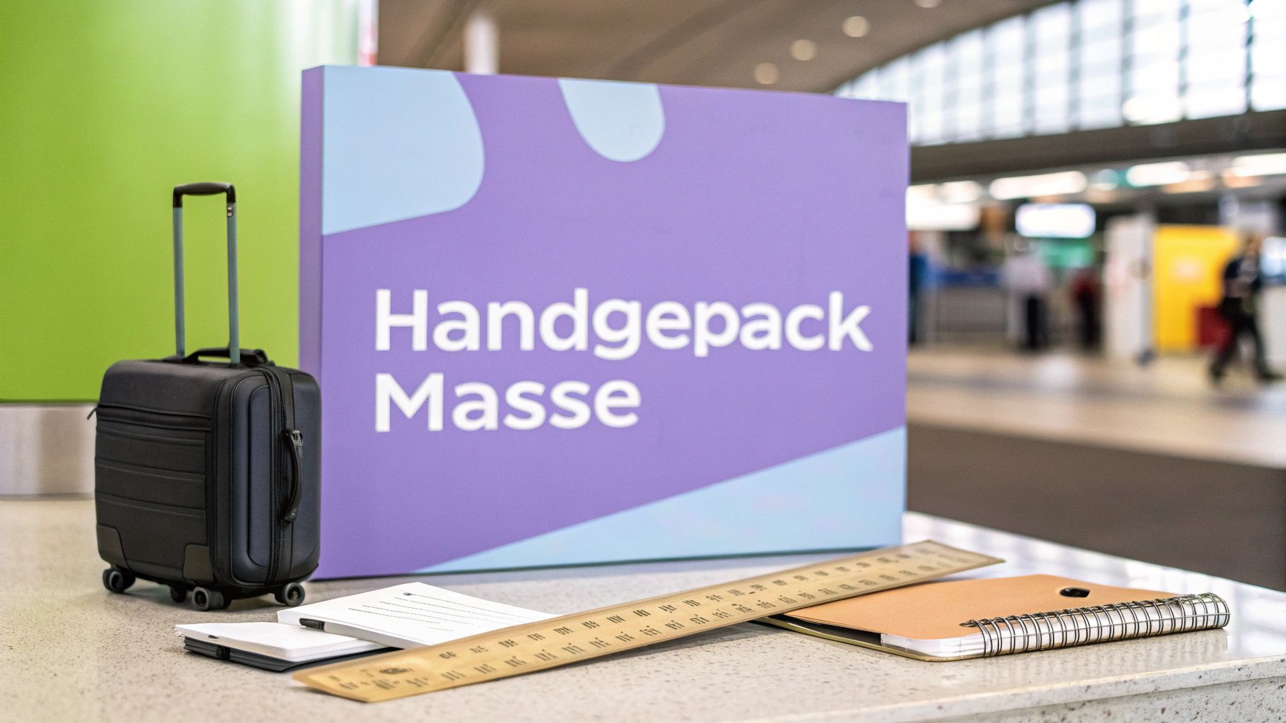 Handgepäck Maße schnell verstehen und vergleichen