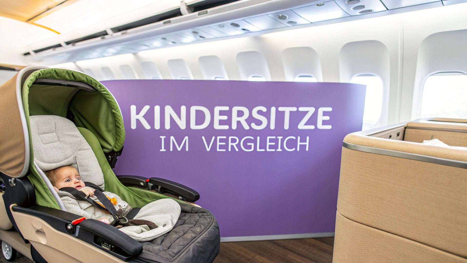 Kindersitze in der Business Class - Airlines im Vergleich