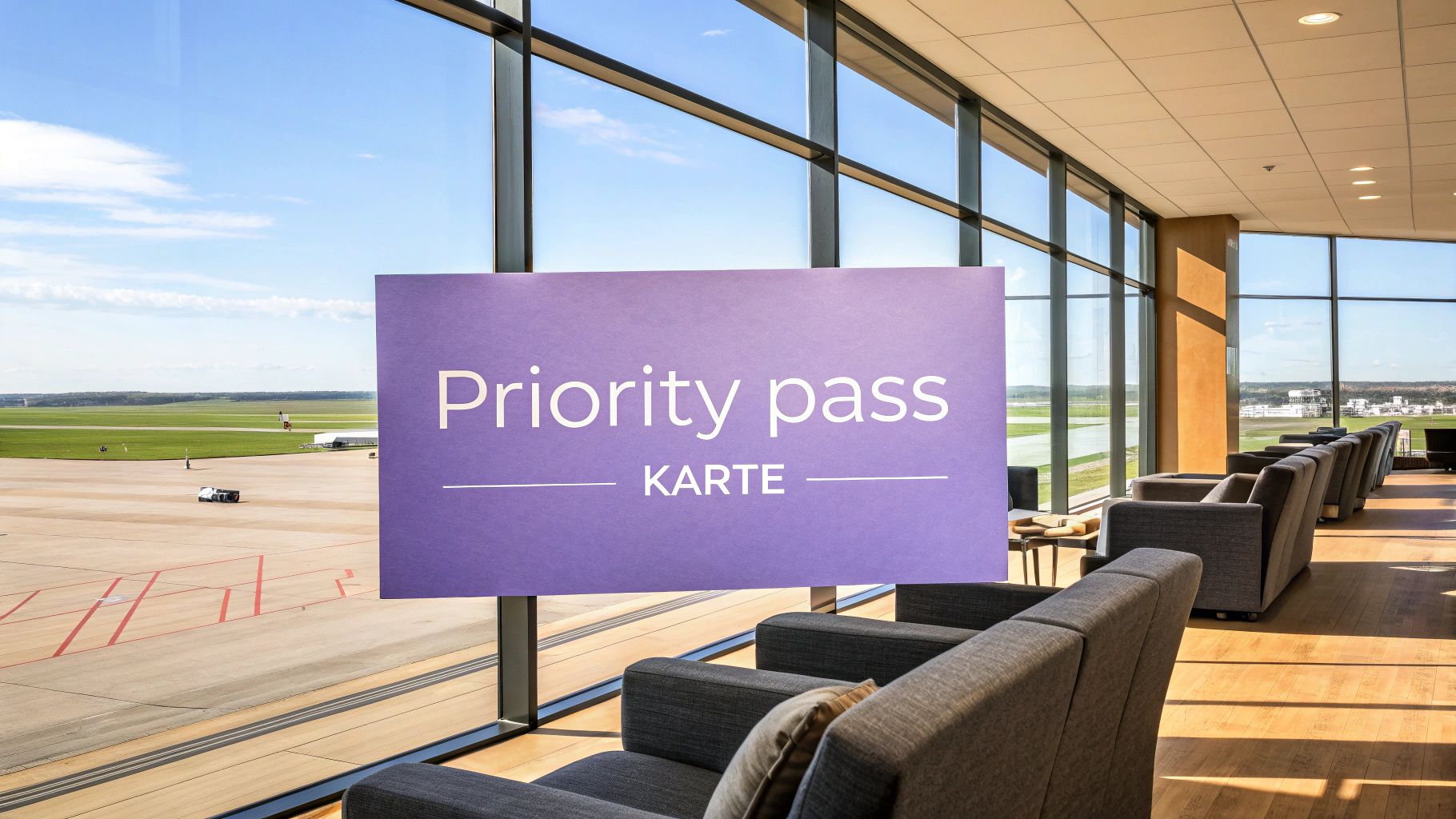 Die beste Kreditkarte mit Priority Pass finden