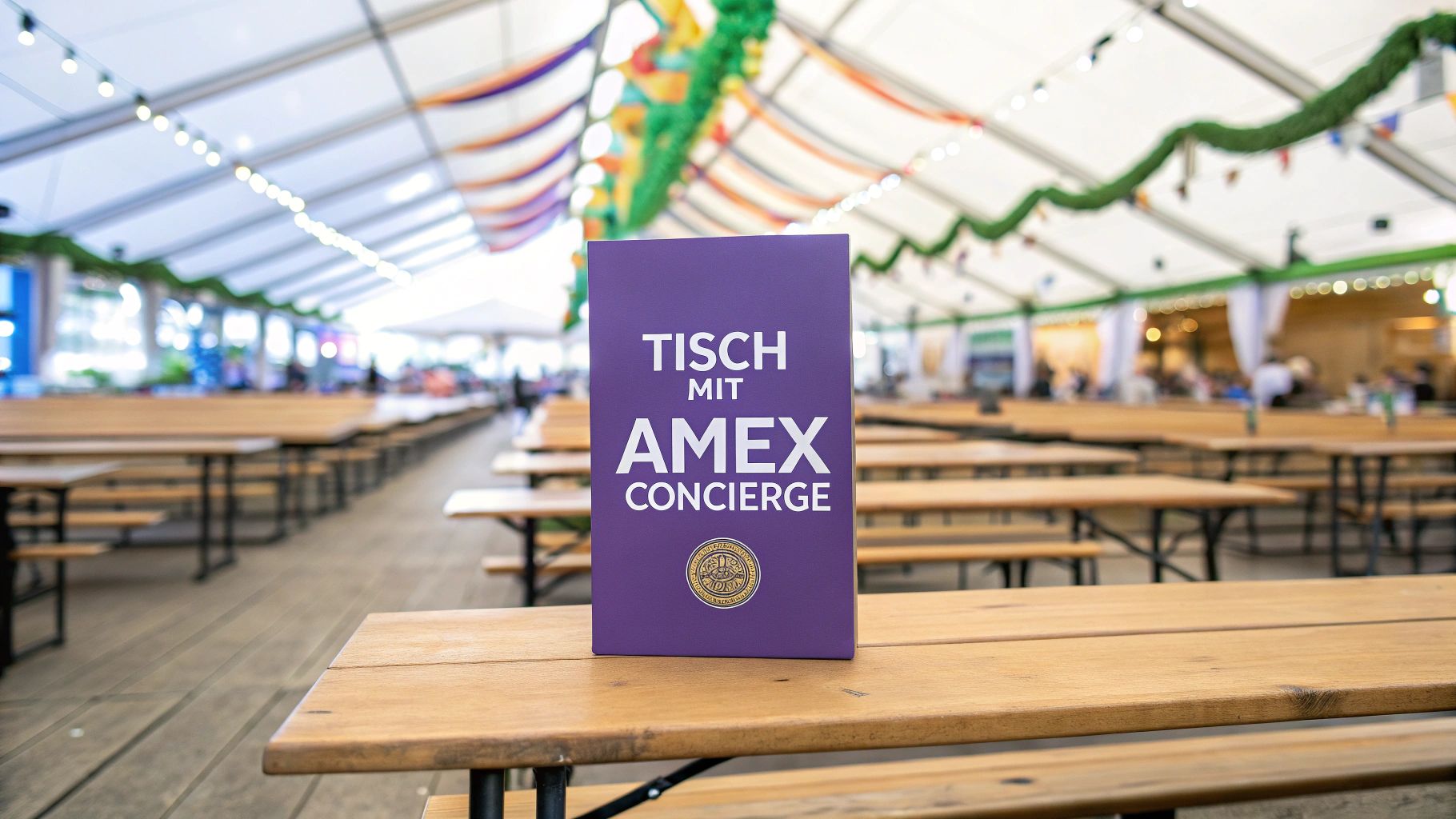 Oktoberfest München - Tische mit Amex Concierge sichern