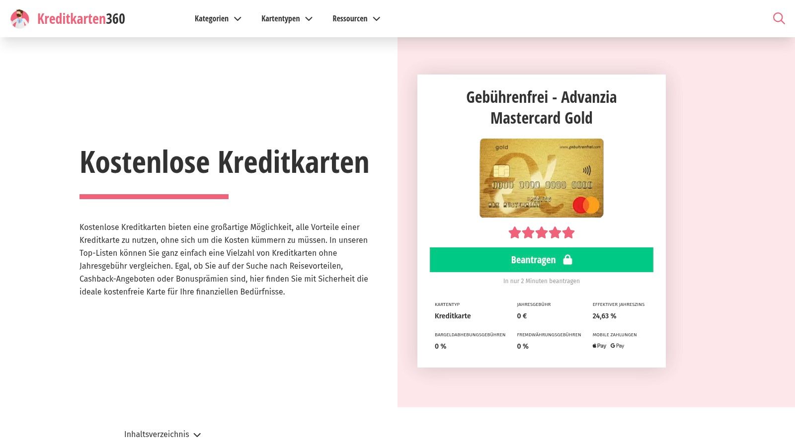 Kreditkarten360.com