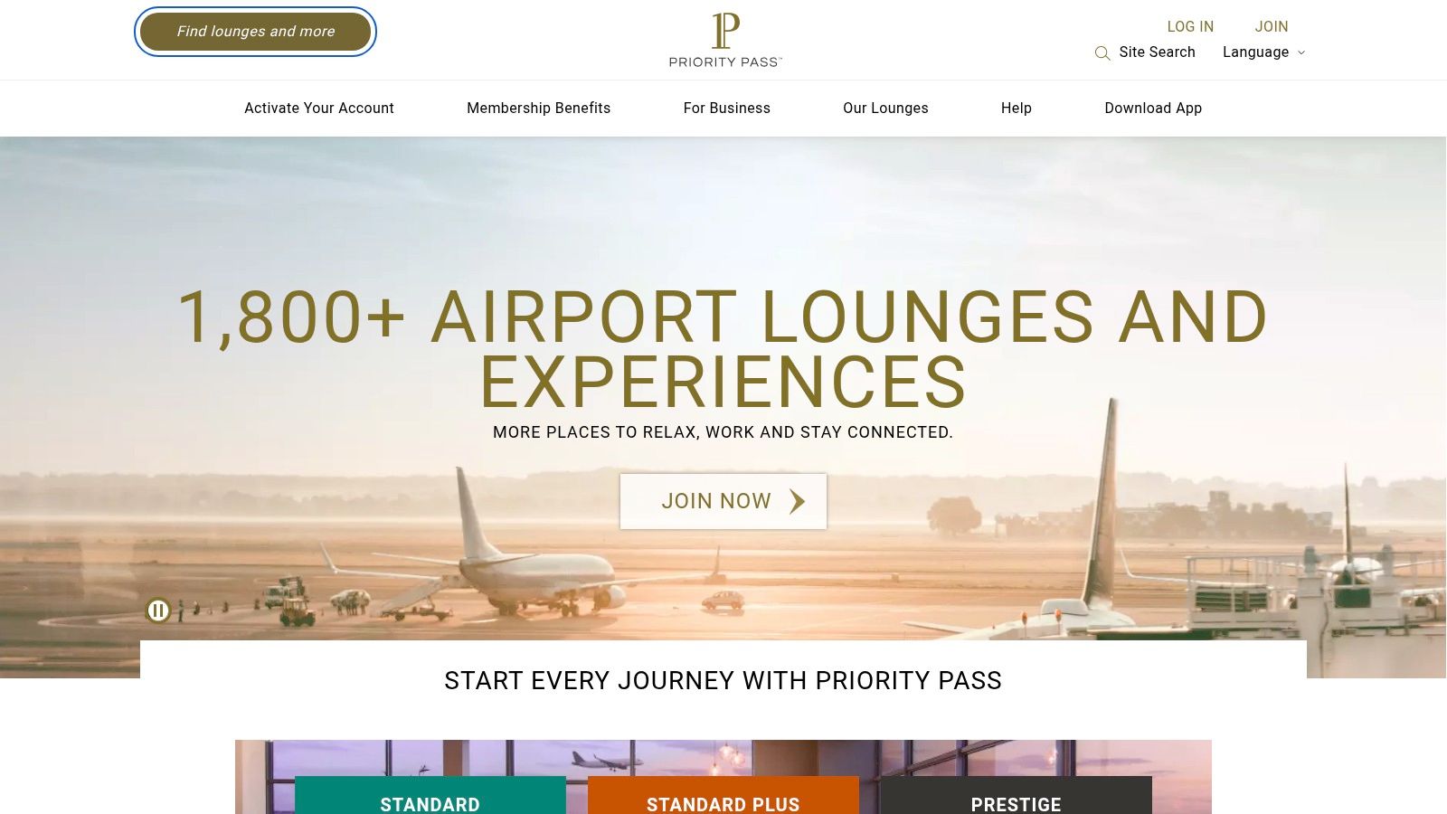 Priority Pass – Offizielle Website