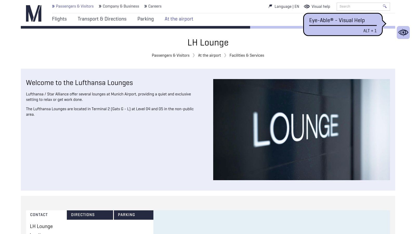 Munich Airport – Lufthansa Lounges (Terminal 2 Übersicht)