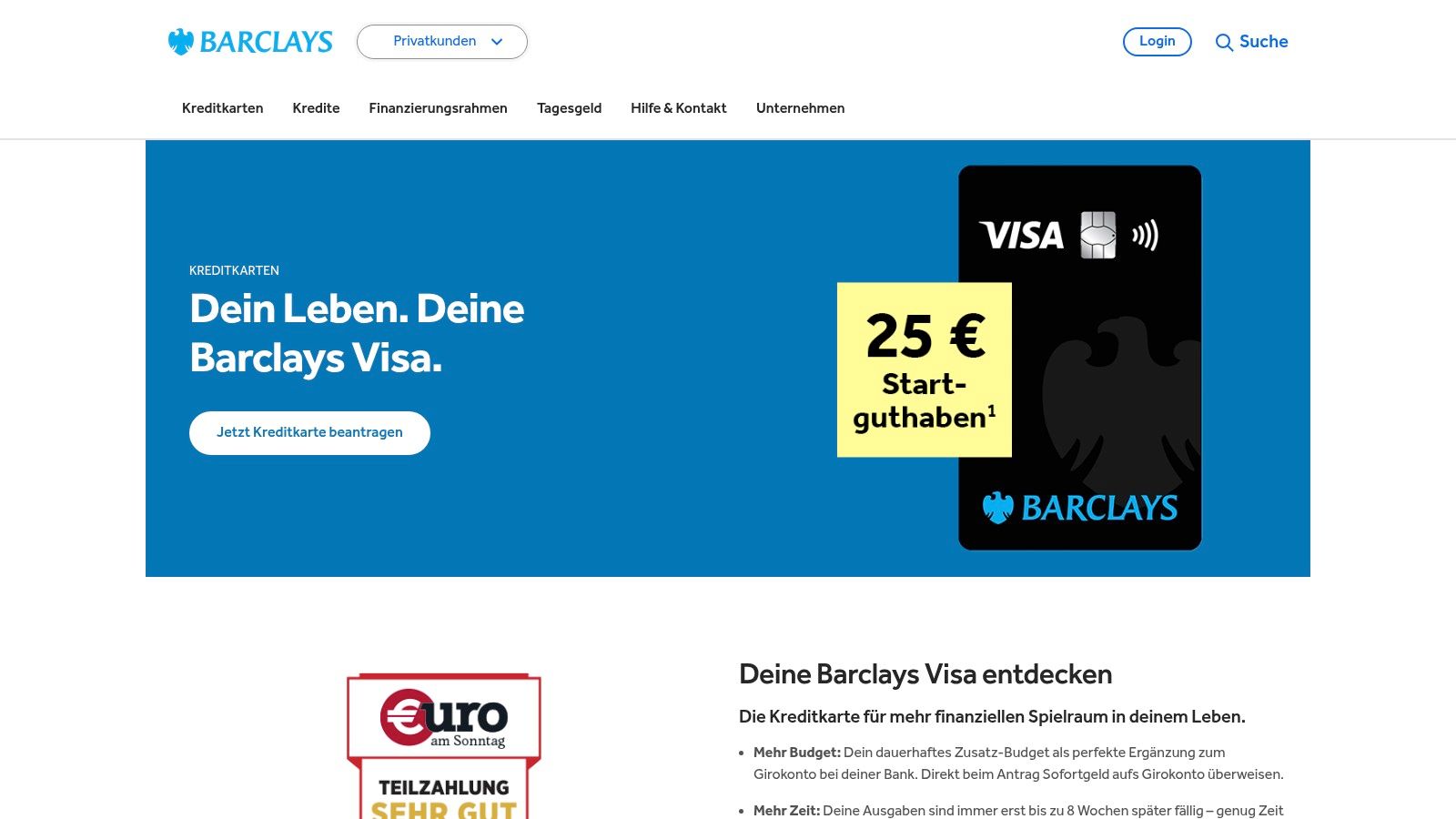 Barclays Visa Card