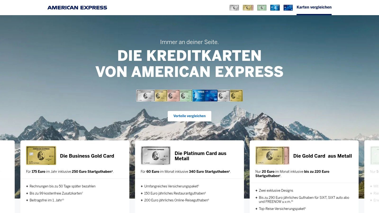 American Express Deutschland – Die Platinum Card