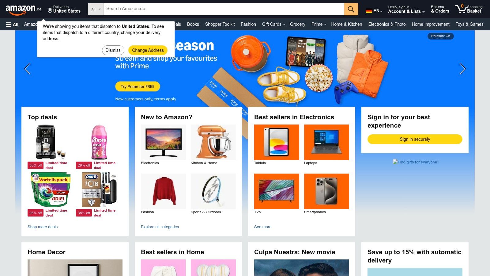 Amazon.de (Mode & Loungewear)