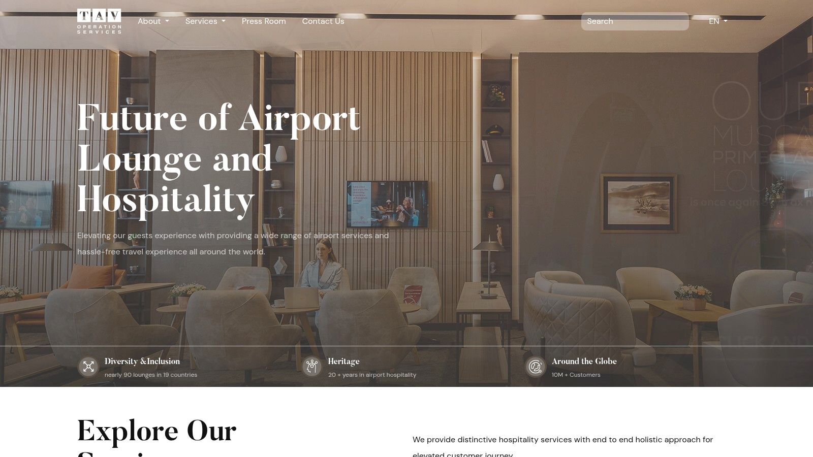 Primeclass (TAV) – Betreiberseite Primeclass Lounge Frankfurt