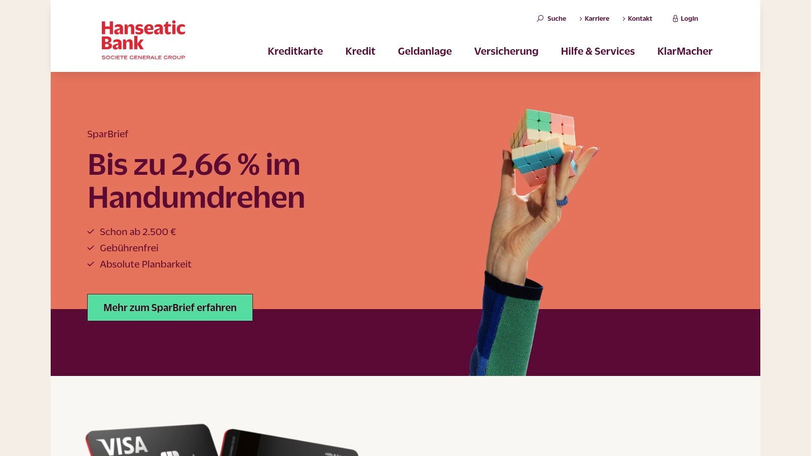 Hanseatic Bank – GenialCard (Visa)