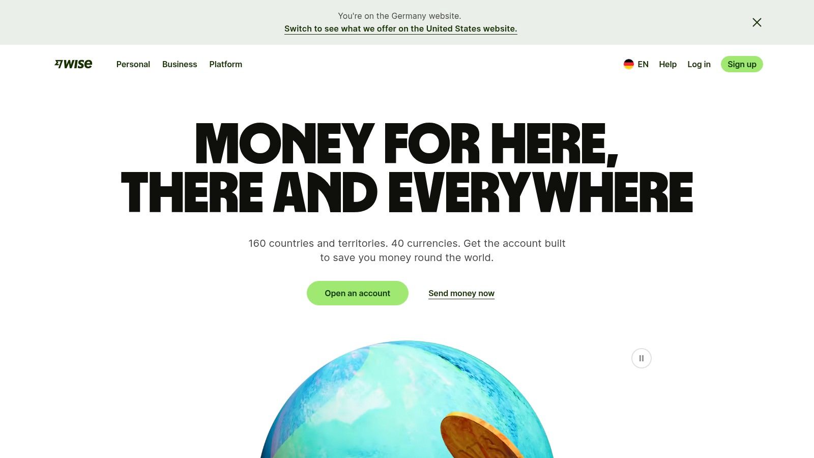 Wise (Debitkarte + Multiwährungskonto)