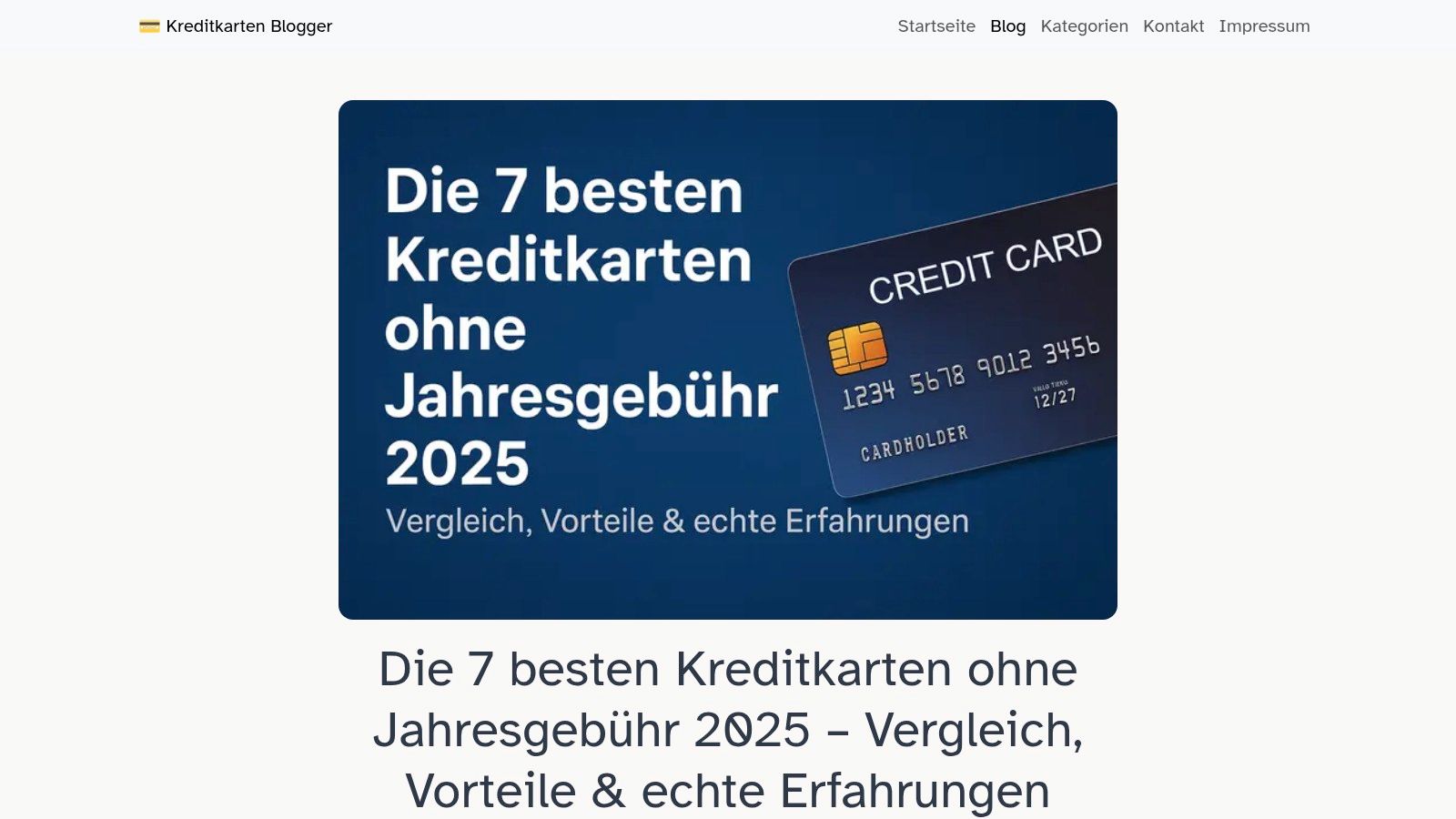Kreditkarten-Blogger.de