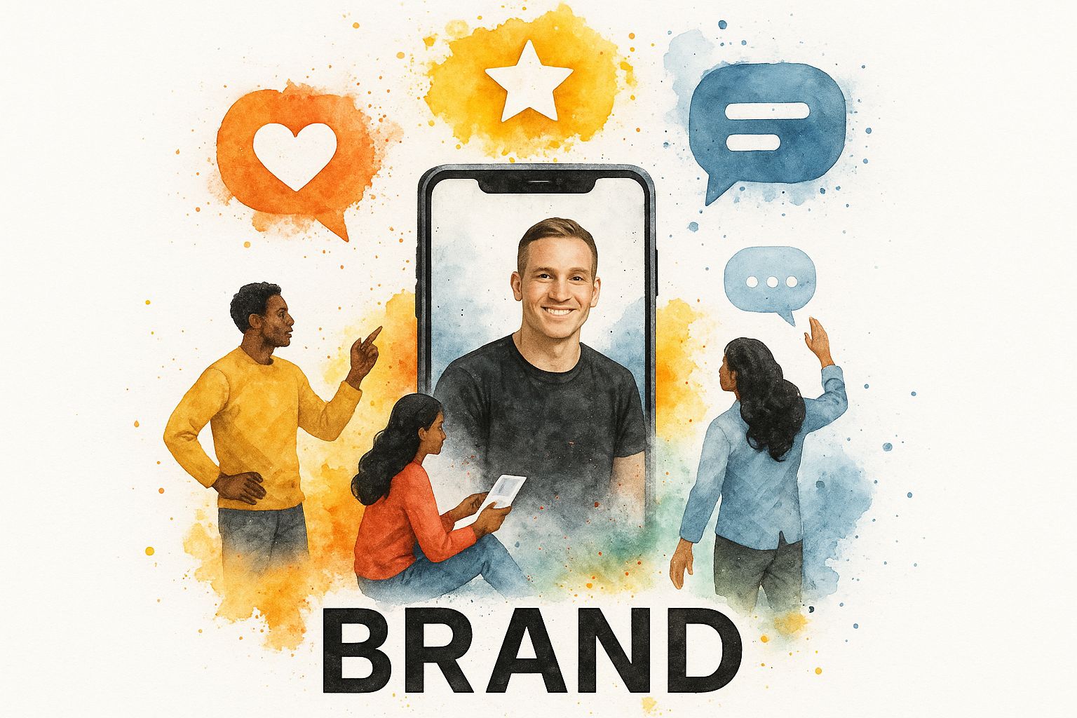 Infographic about social media community management