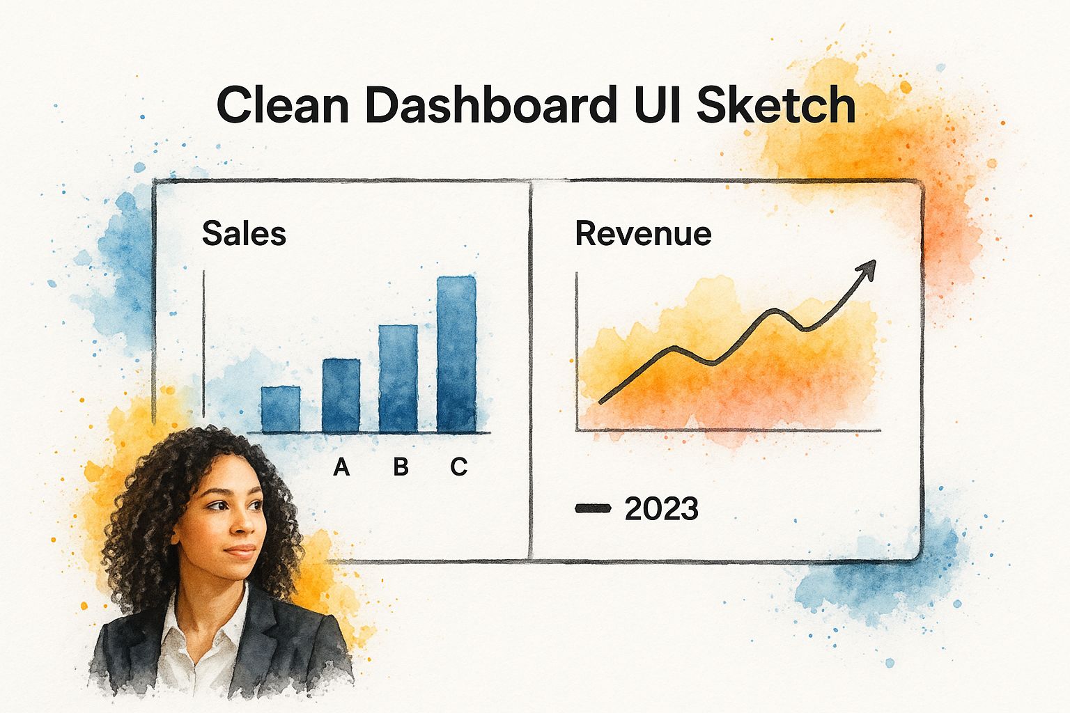 Infographic about social media analytics dashboard